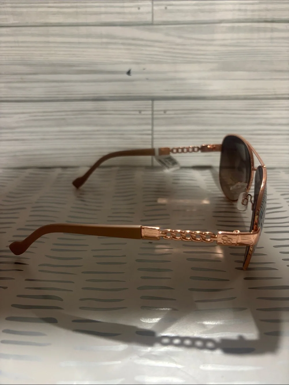 Jessica Simpson Rose Gold Aviator Sunglasses - Women's Fashion Accessories